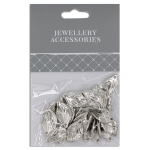 Charms 20mm Silver Plate Leaf Pack 20